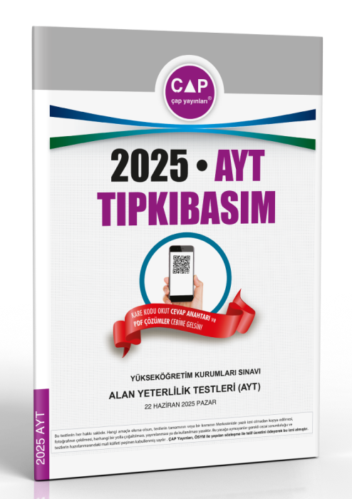 ÇAP YKS AYT TIPKI BASIM 2025
